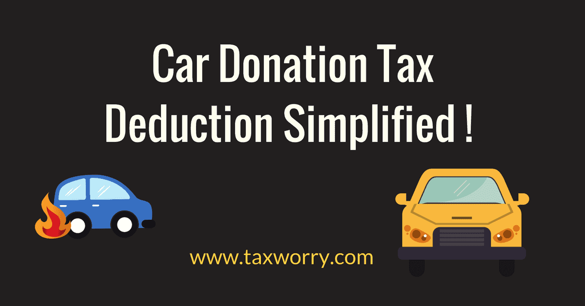 donate car to charity for tax deduction 2017