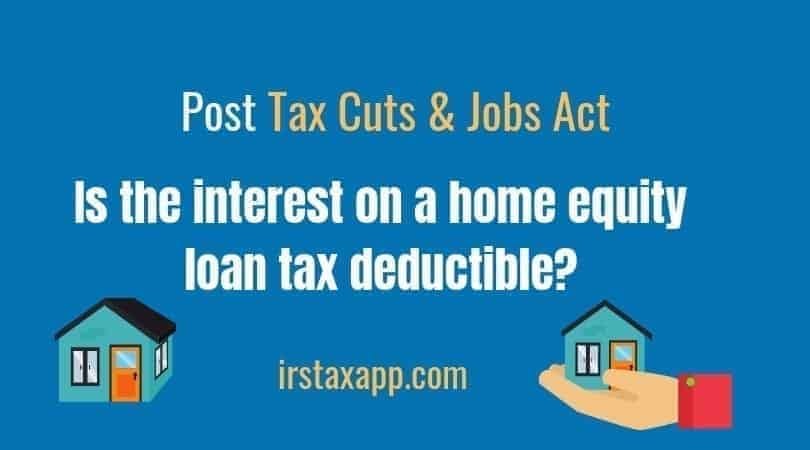 Are home equity loans tax deductible